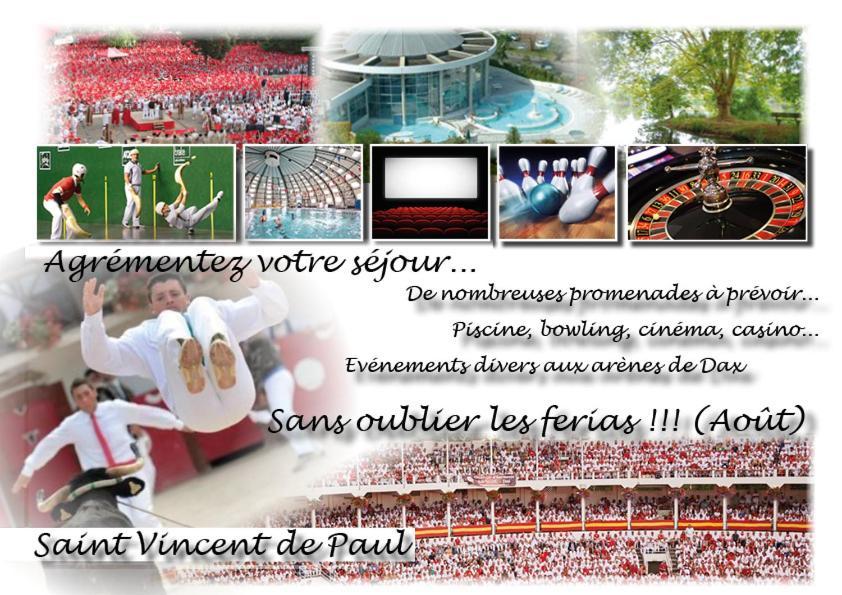 Dax Location Maison Avec Spa Saint-Vincent-de-Paul  ภายนอก รูปภาพ